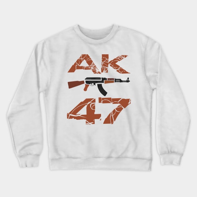 ak 47 Crewneck Sweatshirt by naeli8